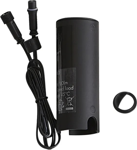 12V-os fekete földbe süllyeszthető spotlámpa LED-del IP67 - Voltaire Linsey