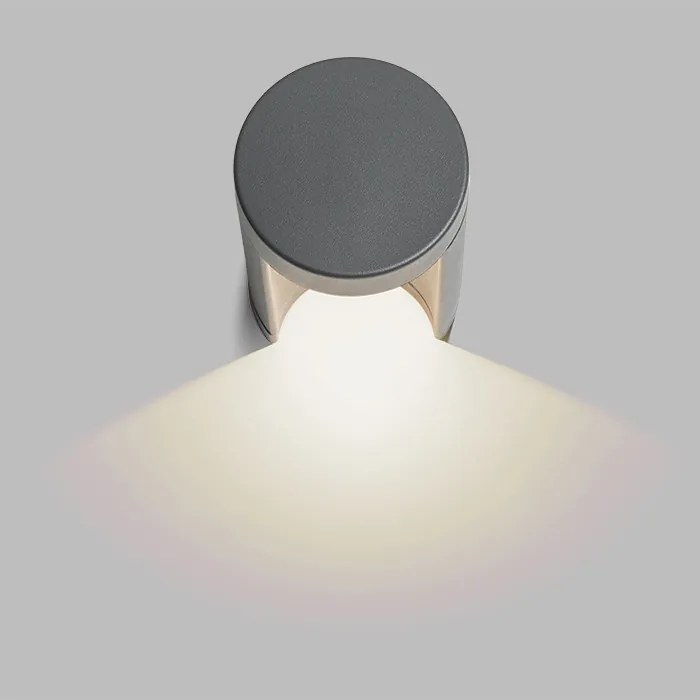RENDL SONET fali lámpa antracitszürke 230V LED 7W IP54 3000K