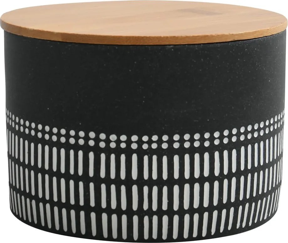 Fekete poligyanta fürdőszobai rendszerező vattakorongokhoz Yuma – Spirella