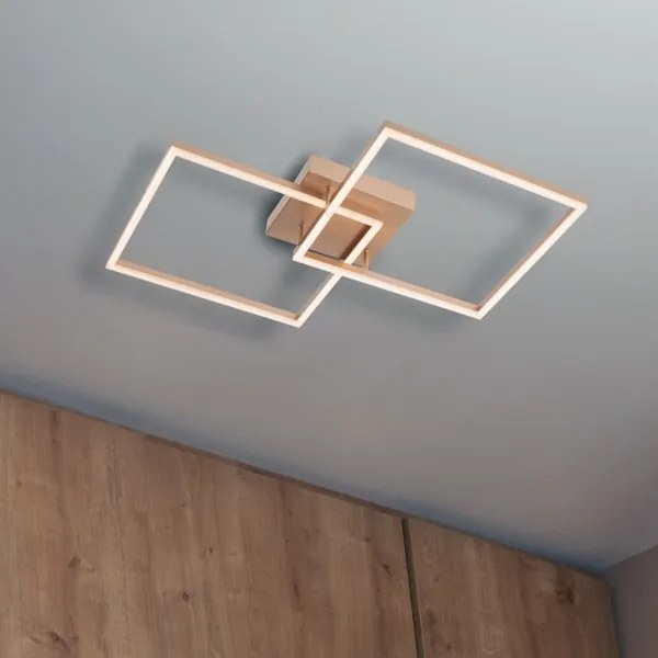 Redo 01-1643 - LED dimmelhető mennyezeti lámpa KLEE LED/57W/230V arany