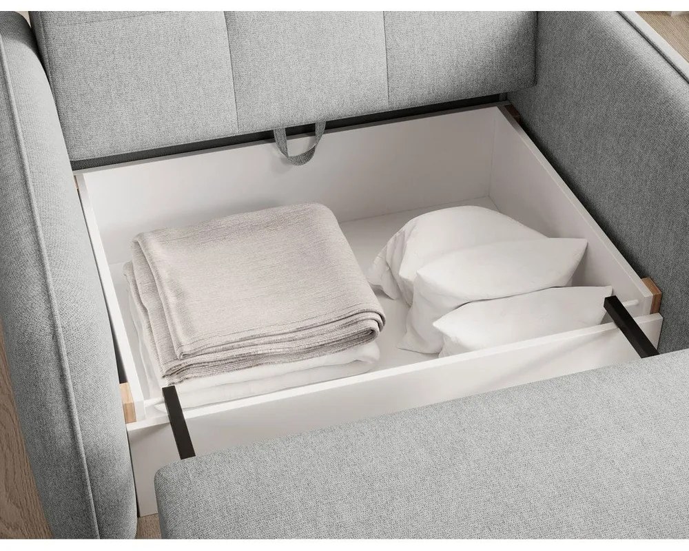 Világosszürke fotel Laine – ELTAP