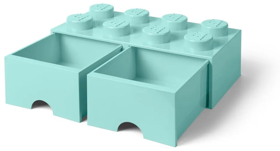 Mentolzöld 2 fiókos tárolódoboz - LEGO®