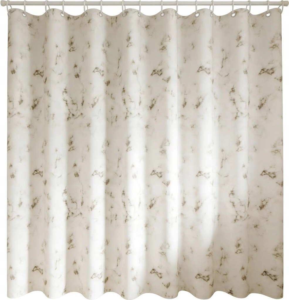 Zuhanyfüggöny 180x200 cm 12 átvezetővel Luxus Vízálló