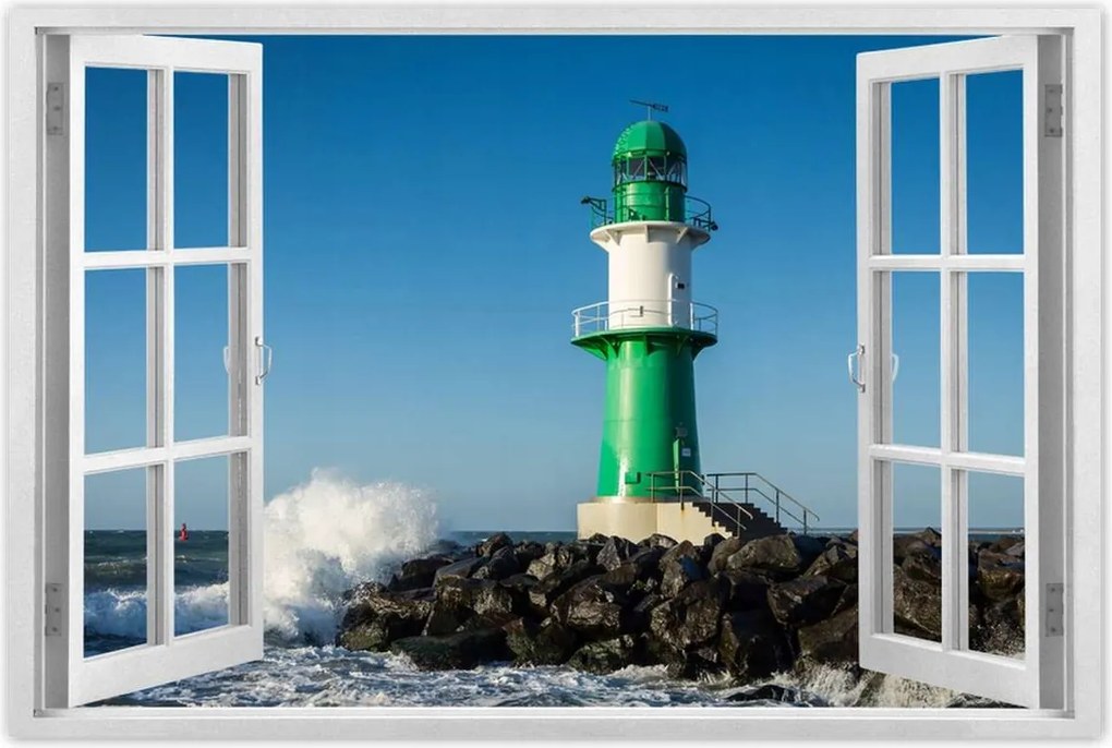 Poszterek 120x80 Világítótorony Tenger