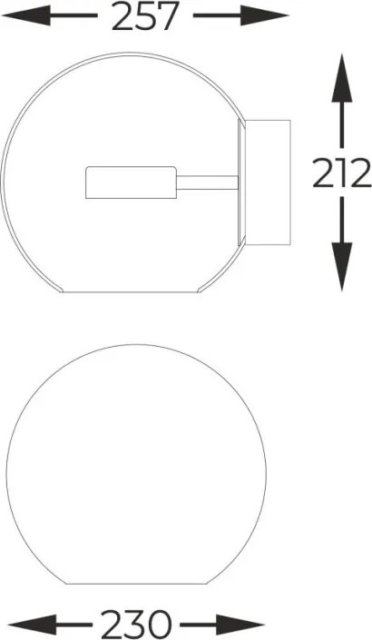 Zuma Line ENCELADUS W0428-01D-F4AC Függőlámpa 1x5W/LED 3000K 500lm IP20