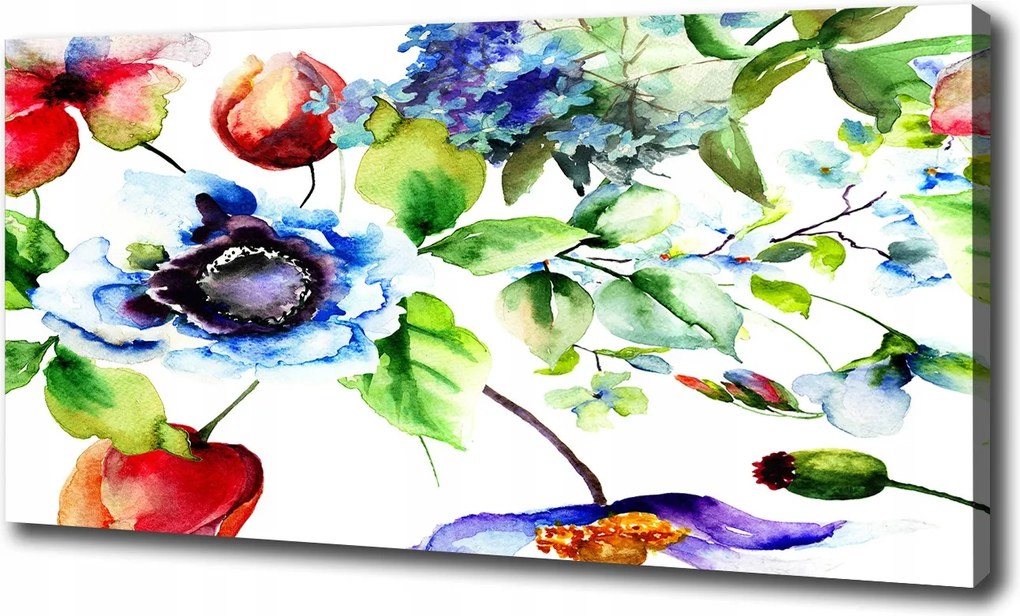 Vászonkép Tavaszi virágok 100x70 cm