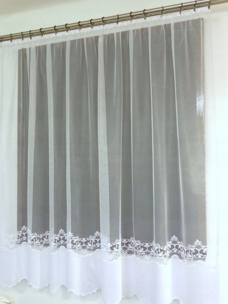 Mg Függöny 628/72 Fehér 200X180cm készre varrva M