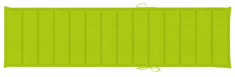 élénkzöld oxford szövet napozóágy párna 200 x 50 x 3 cm