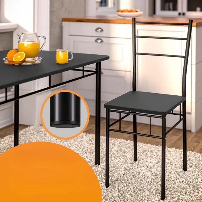 Casaria® Leo étkezőgarnitúra - antracit