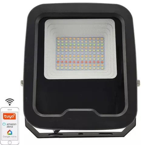 LED PROFI REFLEKTOR WIFI 30W/3000K-6500K+RGB/BK