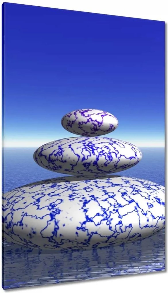 Vászonkép 80x120 Zen kövek