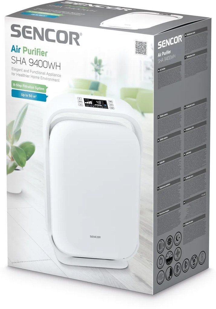 Sencor 9400WH légtisztító, fehér