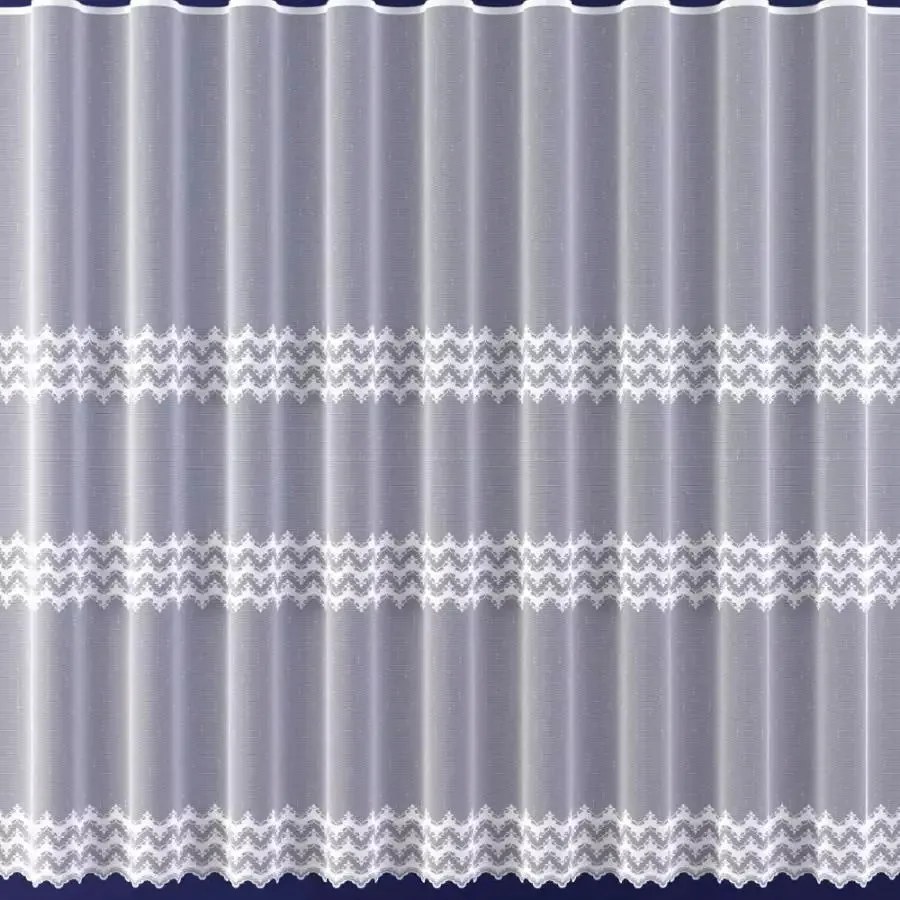 Mg Függöny fehér 618/363 250x250 kész, M szalaggal