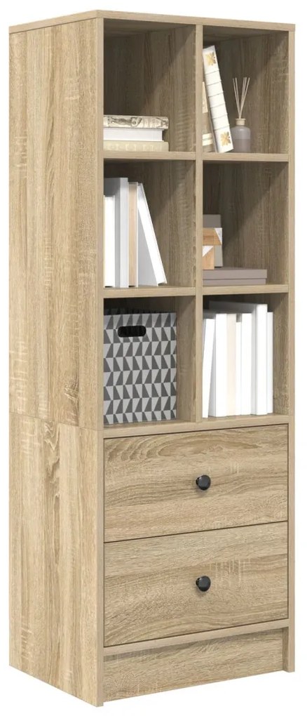 Magasfiú fiókkal sonoma tölgy 45.5 x 34 x 127 cm Faanyag