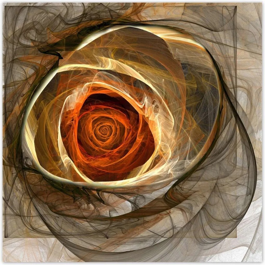 Poszterek 30x30 Absztrakt rózsa