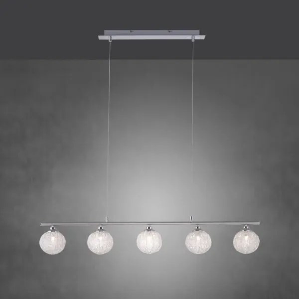 Paul Neuhaus 2790-55 - Csillár zsinóron WOMBLE 5xG9/28W/230V