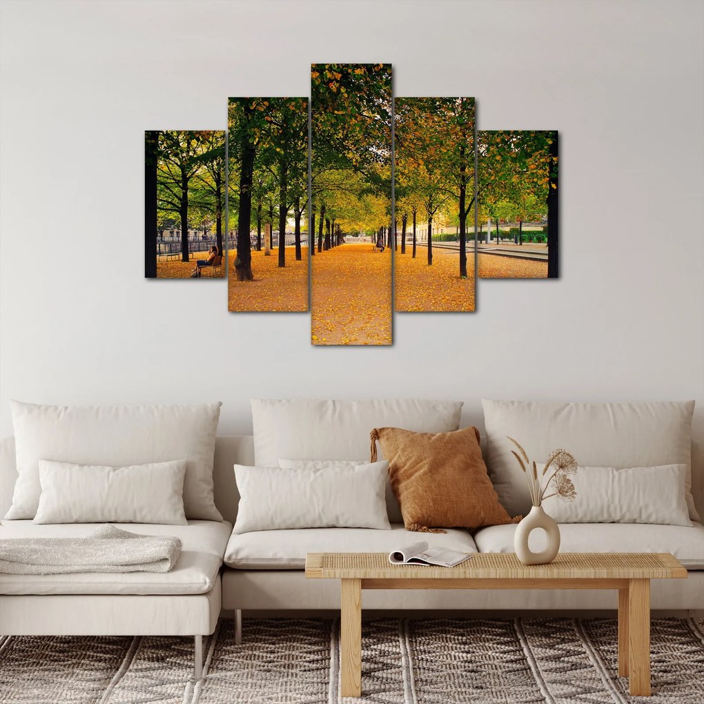 Egy kép az őszi fák sikátorából (150x105 cm)