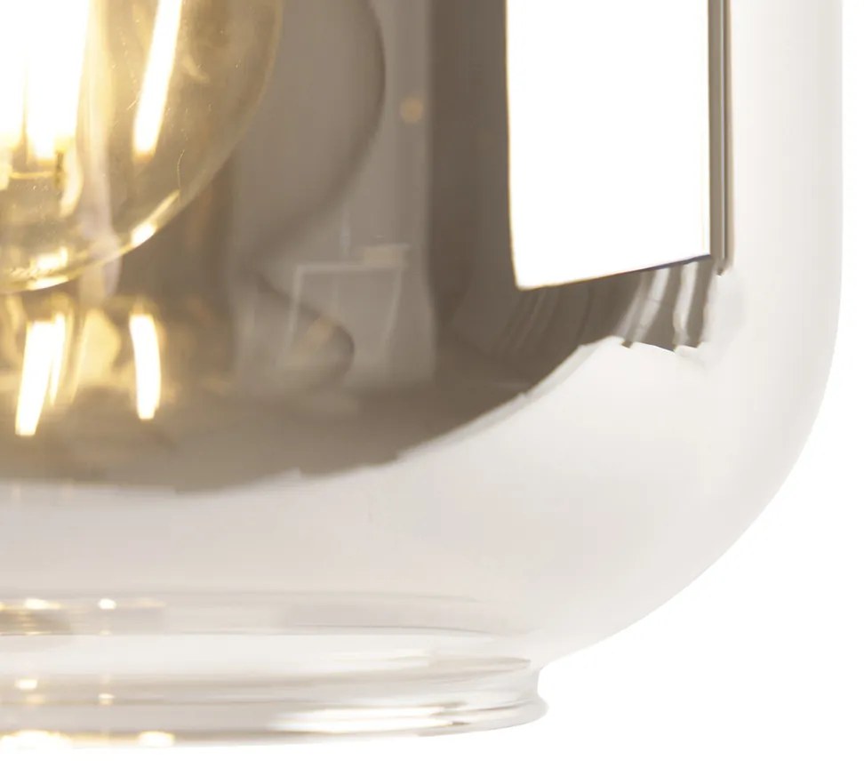 Okos asztali lámpa fekete arannyal és füstüveggel, beleértve a Wifi A60-at - Zuzanna