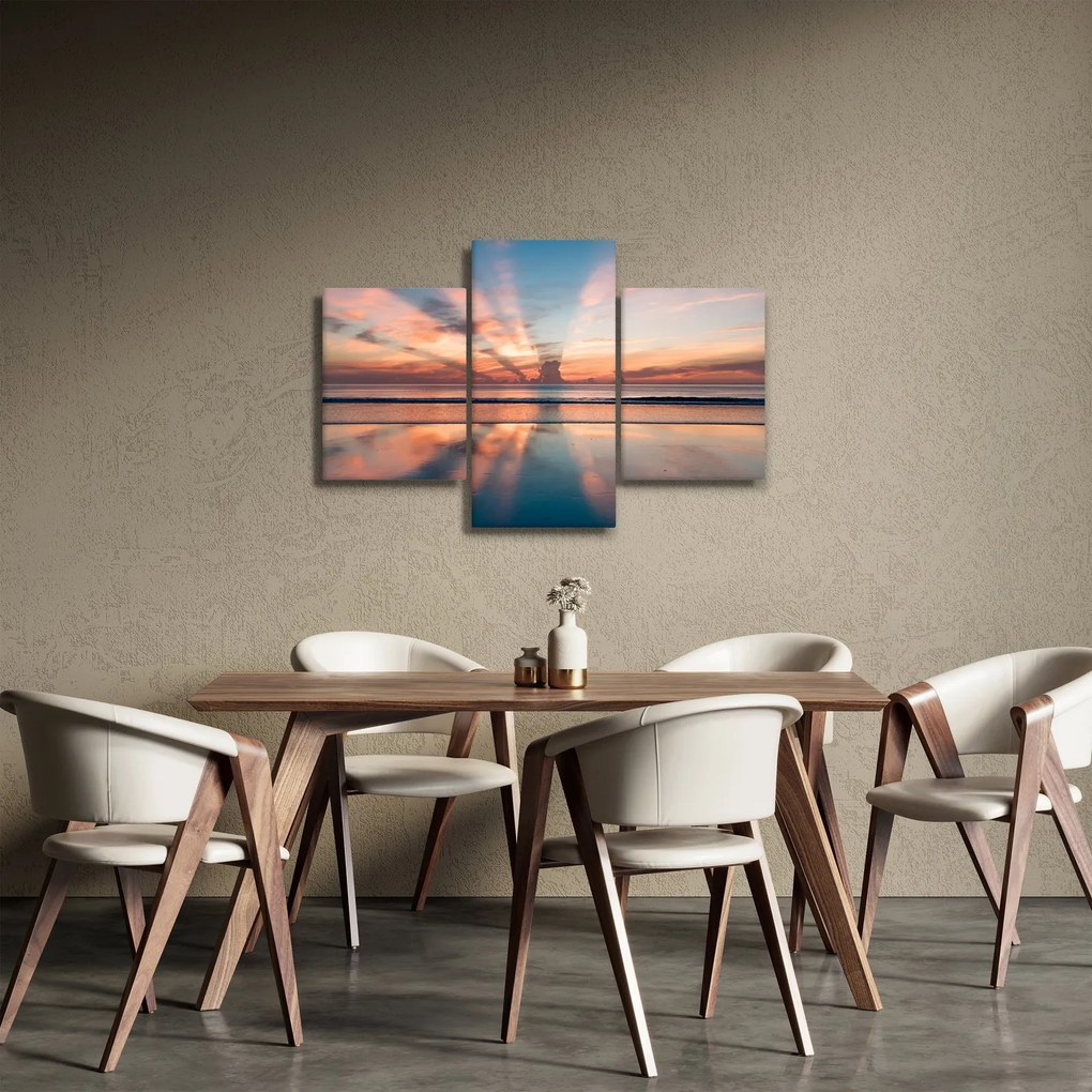Nap sugarak képe Dayton Beach felett (90x60 cm)