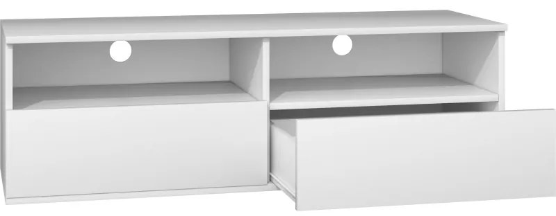 Auguszta TV-állvány 120 cm - Fehér N