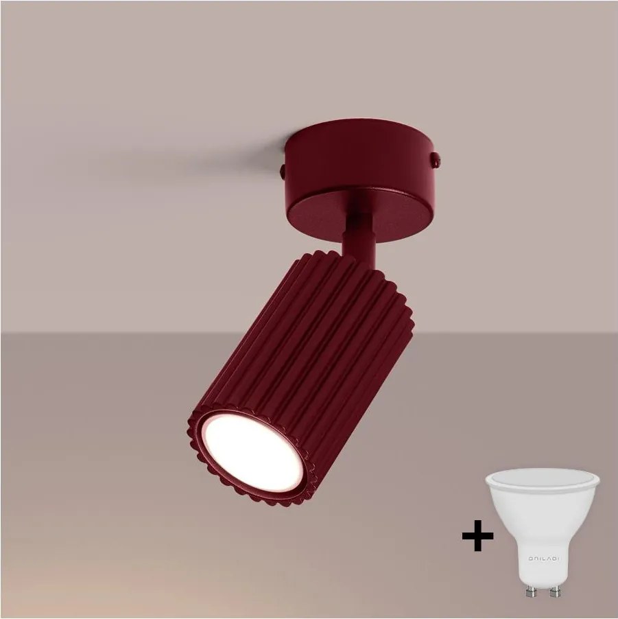 BRILAGI - LED spotlámpa CRESTO 1xGU10/10W/230V bordó