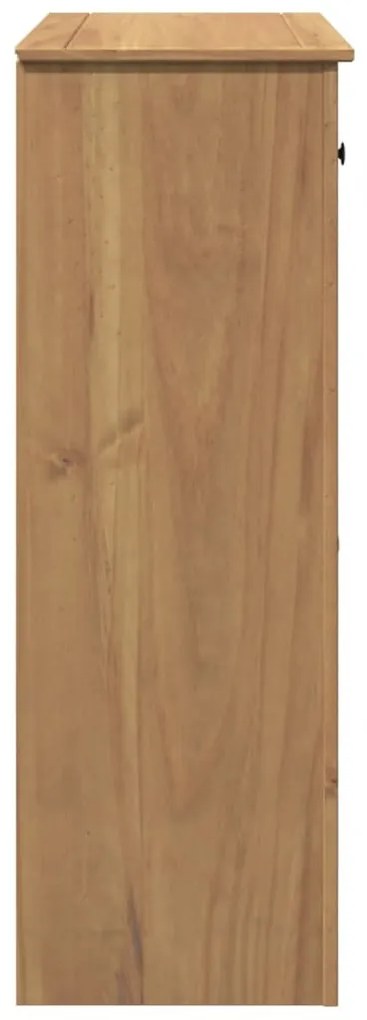 vidaXL Panama tömör fenyőfa cipőtároló szekrény 80 x 40 x 114 cm