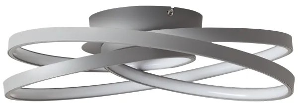 Brilliant - LED Mennyezeti lámpa LABYRINTH LED/40W/230V átm. 39,5 cm szürke