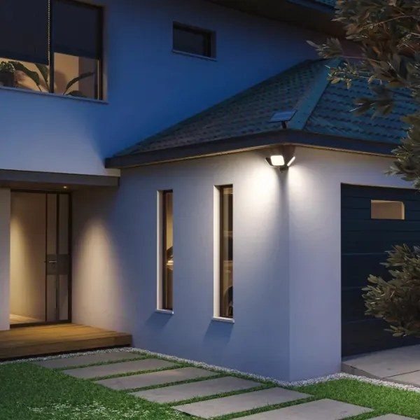 Philips -LED napelemes fali lámpa érzékelővel ZYREN LED/24,5W/3,7V 2600 mAh 5000K IP65