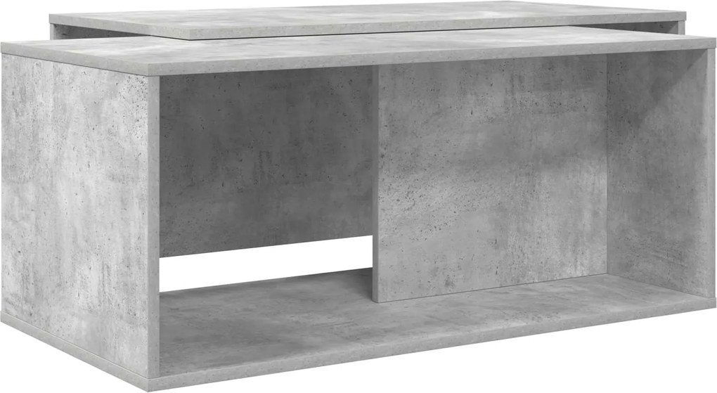 vidaXL Kávasztal Szett 2 pcs Beton Szürke Faanyag