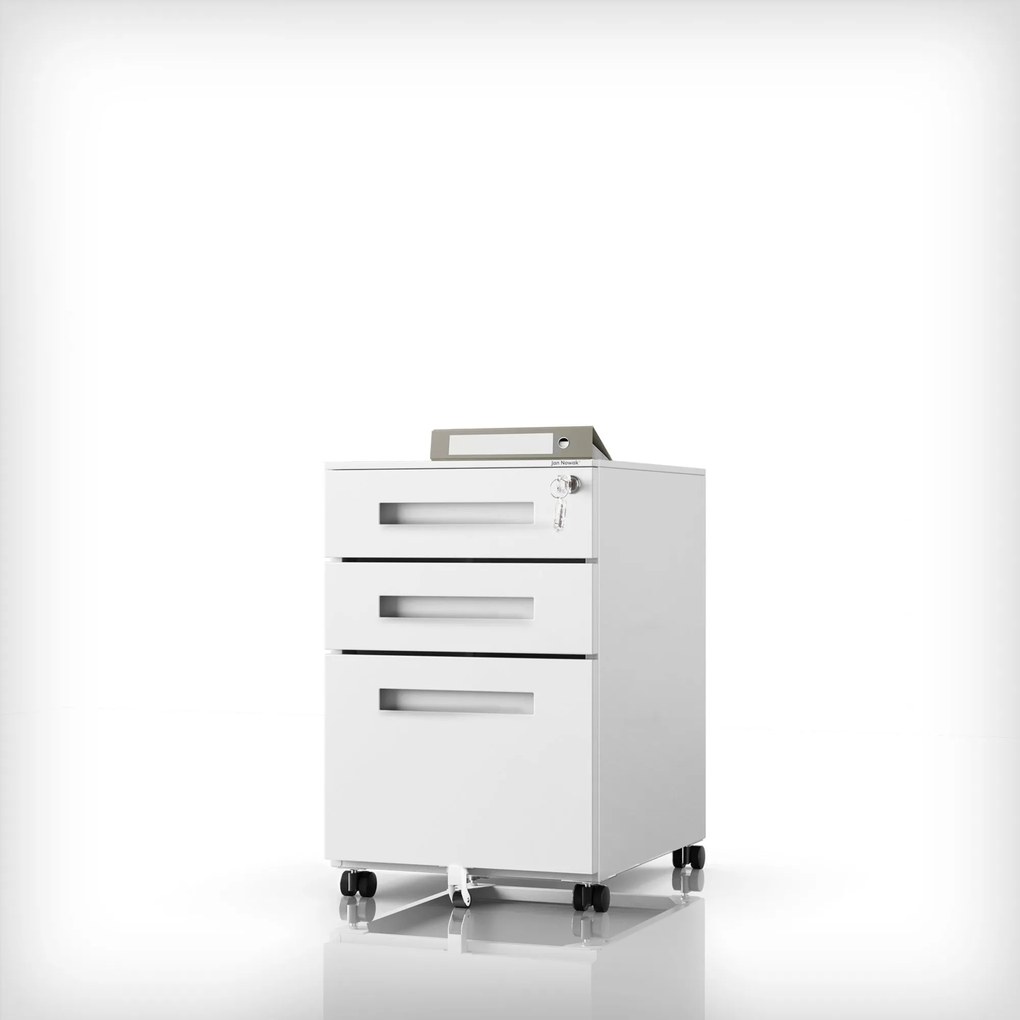 ATE fém irodai tároló 390 x 600 x 500 mm, szürke