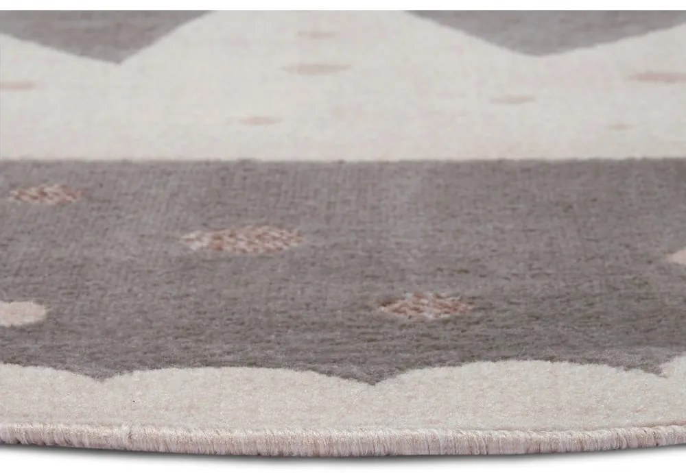 Szürke gyerek szőnyeg ø 100 cm Crown – Hanse Home