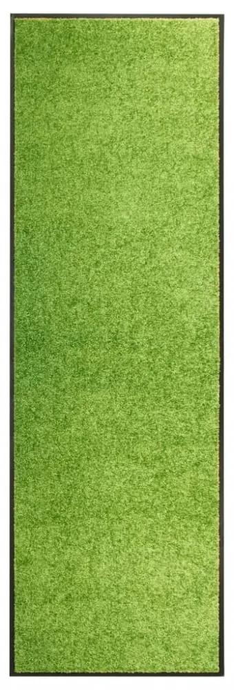 Zöld kimosható lábtörlő 60 x 180 cm