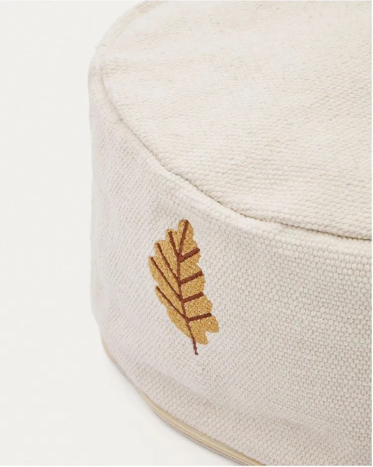 Krémszínű gyerek puff Yanil – Kave Home