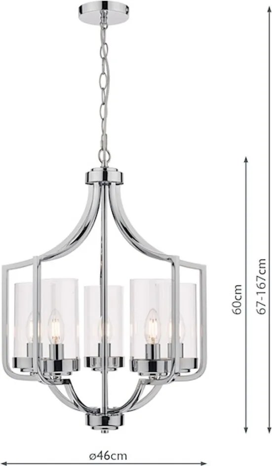 Laura Ashley Joseph 3732578-Q Csillár 5x40W/E14 IP20