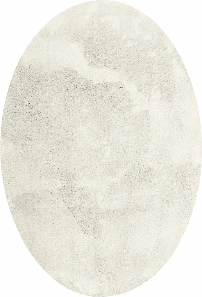 vidaXL Területszőnyegek Ovális HUARTE Krém 140 x 200 cm