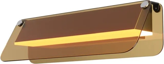 Maytoni modern fali lámpa flat borostyán fekete mymod296wl-l6bc3k