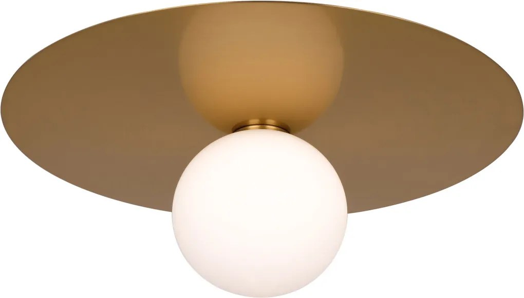 COSMOLIGHT C01919BR CAPE TOWN Glamour Mennyezeti Lámpa Fehér, Sárgaréz G9 IP20