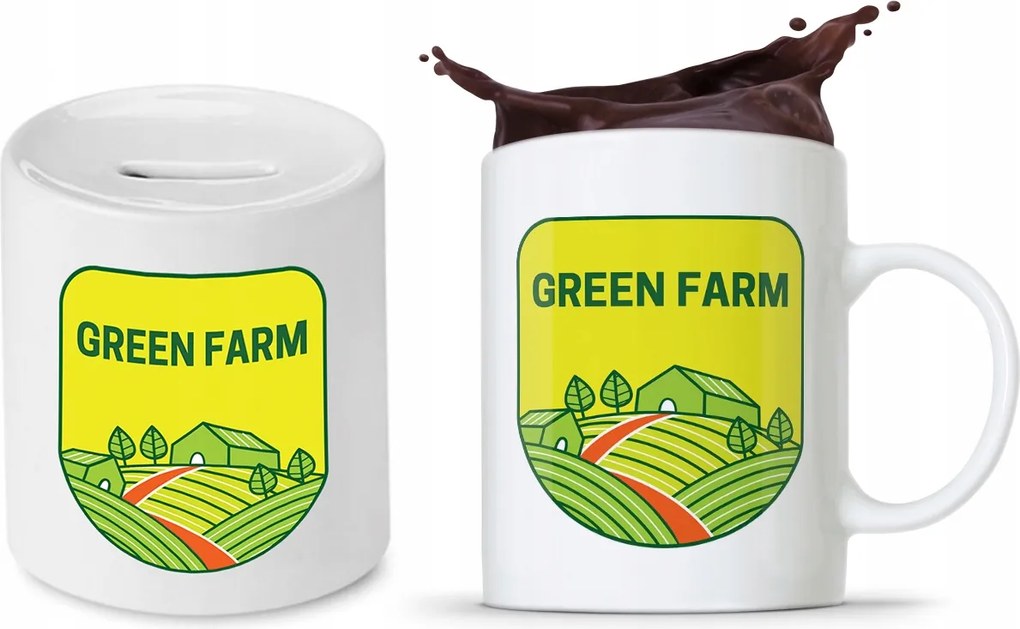 Persely Bögre Szett Gazdáknak Ajándék fényképes nyomtatással