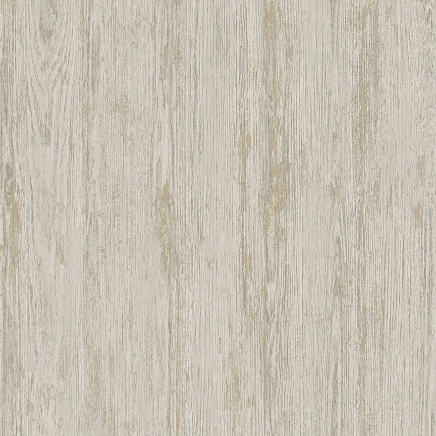 Holden Decor Textura Sapele arany-ezüst deszkamintás fémhatású vlies tapéta – 66152