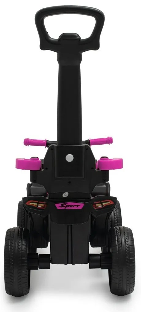 Baby Mix Mega Prime EVA futóbicikli vezetőrúddal, rózsaszín