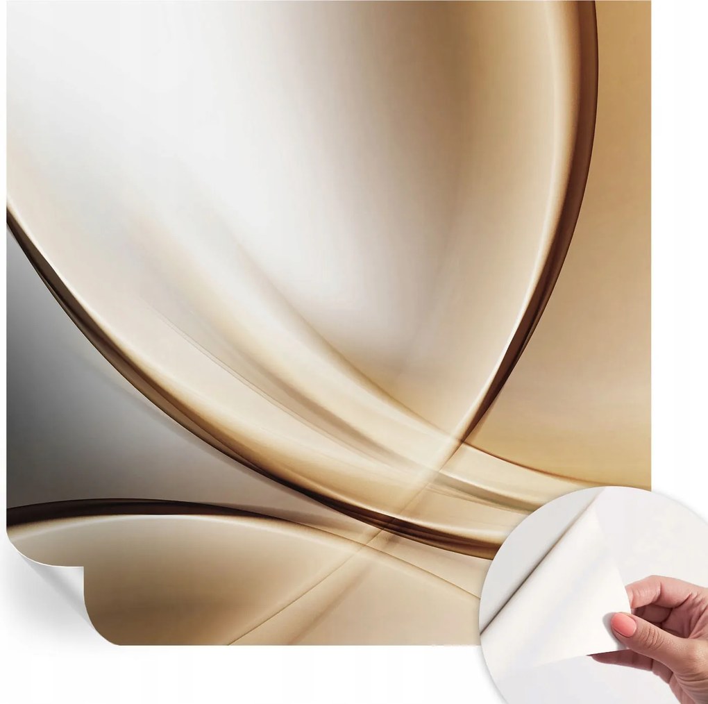 Fotótapéta Fali tapéta Hálószobába és Nappaliba Körvonalas vonalak 250x250 cm