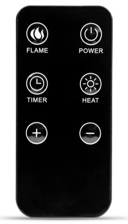 LED elektromos kandalló fűtőfunkcióval LED/2000W/230V + távirányító