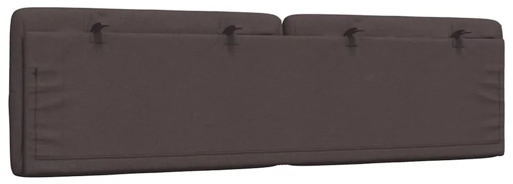 sötétbarna szövet fejtámla párna 180 cm
