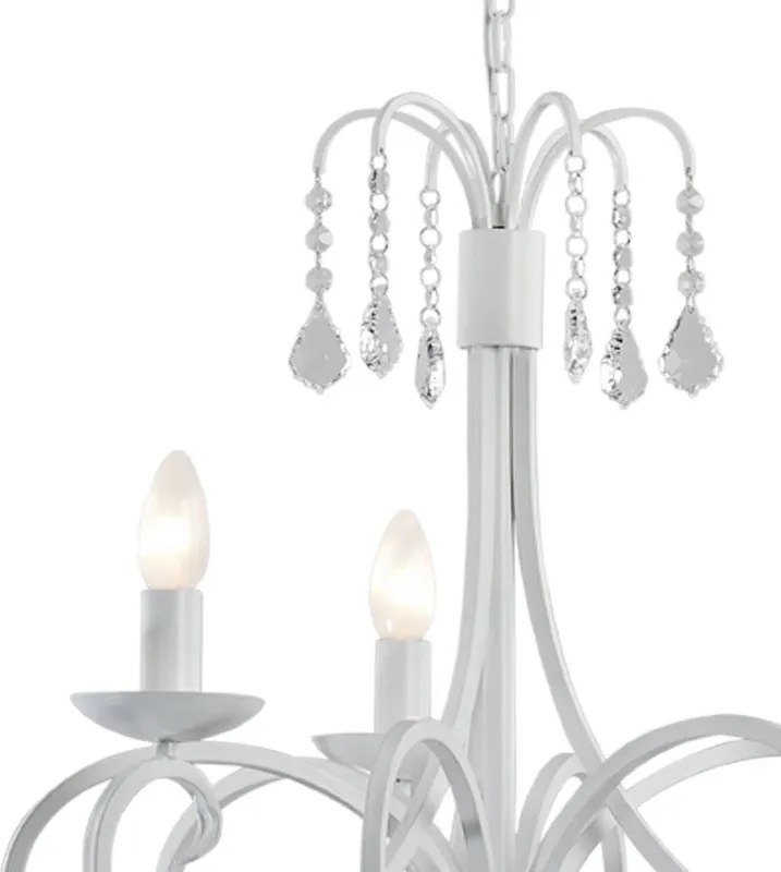 ARGON 6271 DIADEMA Kristály Csillár Fehér E14 IP20
