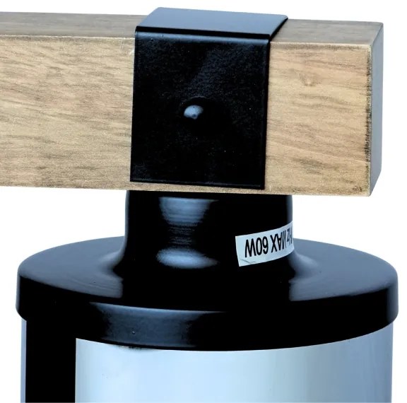 Brilagi - VISTA fali lámpa 1xE27/60W/230V tölgy