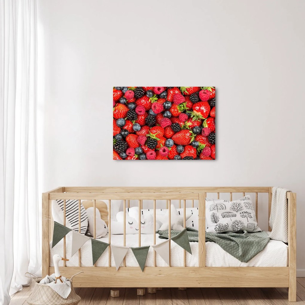 Kép - gyümölcs rakomány (70x50 cm)