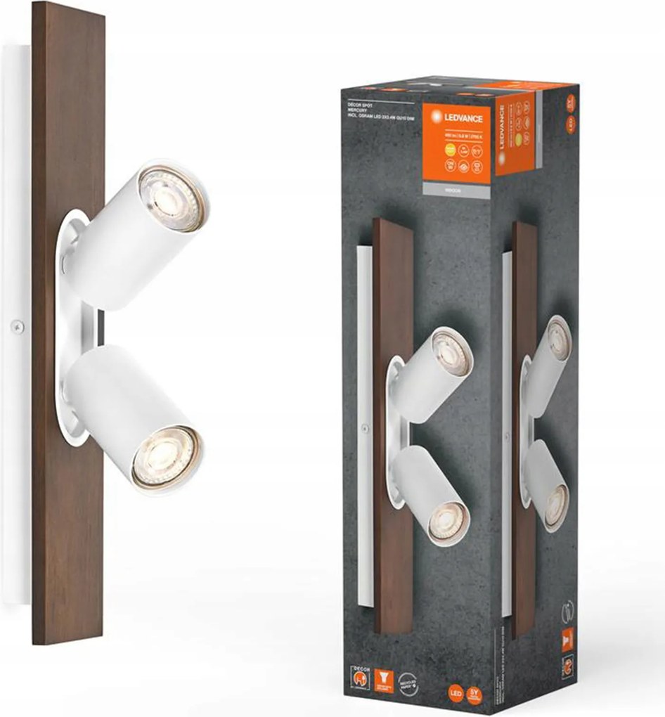 Led Fali lámpa Mennyezeti Fali lámpa Falra szerelhető lámpatest 6.8W 460lm 3000K Spot