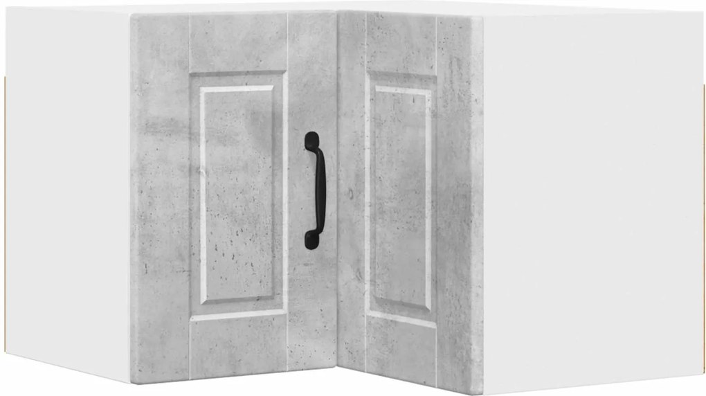 vidaXL Konyhaszekrény polcokkal Beton Szürke 57 x 57 x 40 cm Faanyag