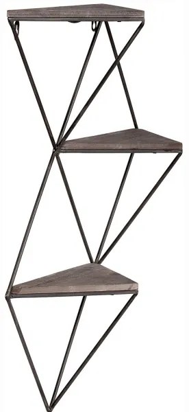 Fali polc 34x45 cm fenyő