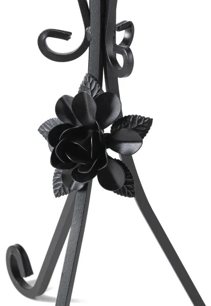 Virágállvány 55x33 cm fekete